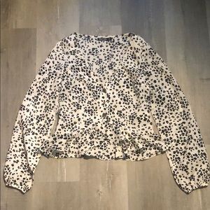 Leopard print blouse